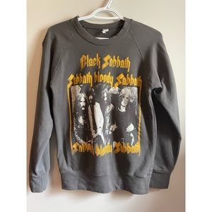 Black Sabbath graphic crew neck